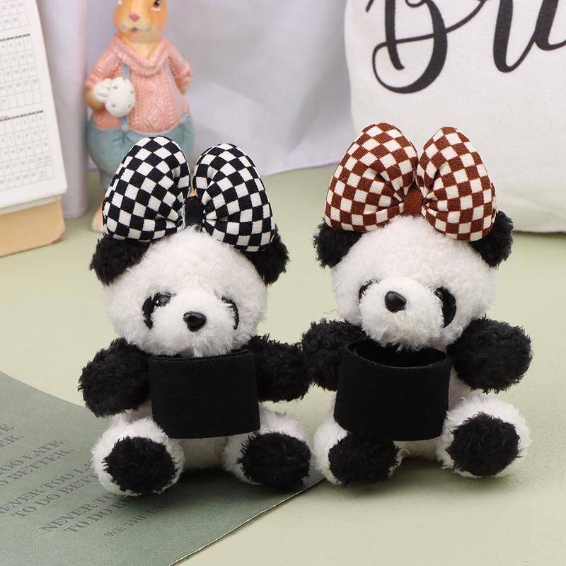 Plush Puppy Clutch Decoration Car Wiper Turn Signal Switch Decoration Cute Bowknot Dog Car Wiper Interior Accessories