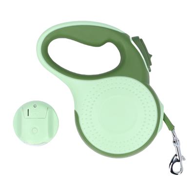 Retractable Dog Leash with Light 5m Comfortable Grip Handle High Safety Pet Leash for Outdoor