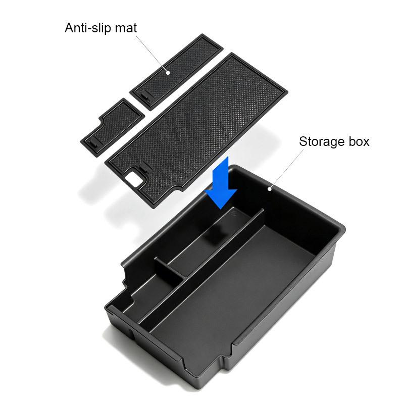 For BYD Sealion 7 2024-2026 Center Console Armrest Storage Box Tray Car Interior Organization Products Accessories