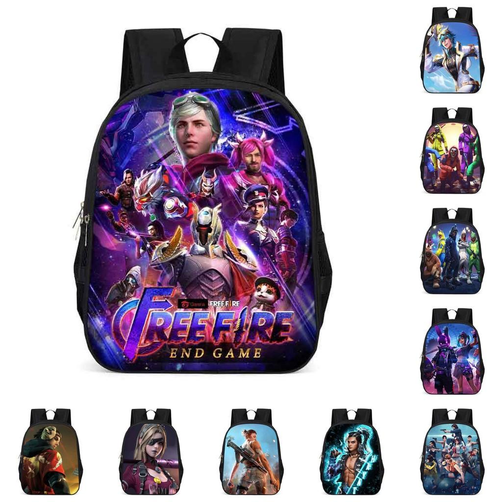 Freefire Kids School Backpack With Breathable Oxford Fabric For Elementary Students