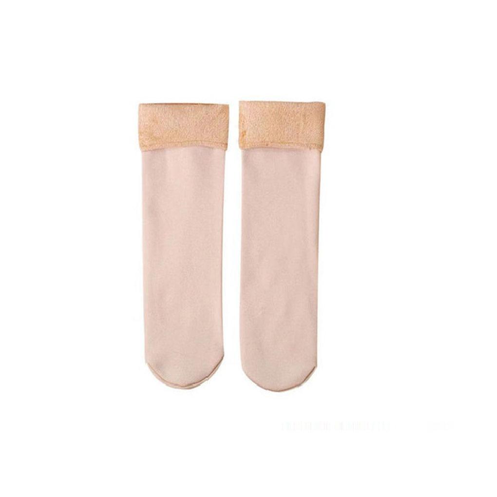 Women Warm Socks Thicken Thermal Solid Color Autumn Winter Cozy Breathable Snow Boots Floor Sleeping Sock Supplies Ladies
