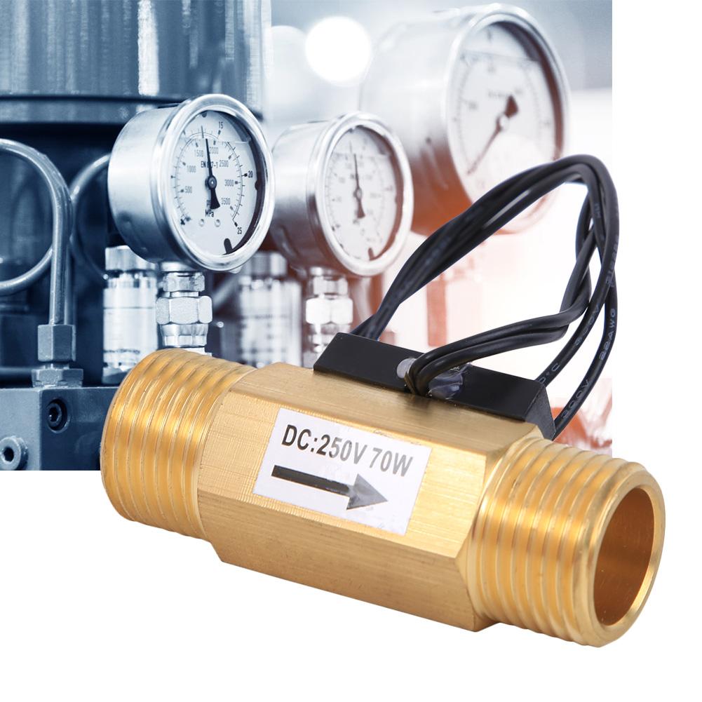 Water Flow Sensor Switch with 12inch Interface Electromagnetic Flowmeter Industrial Accessory
