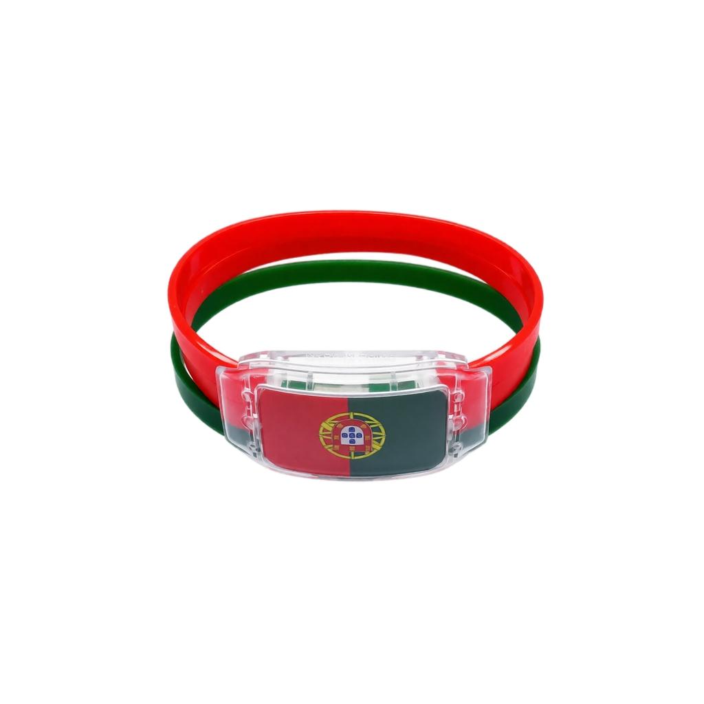Silicone LED Wristband for Sports Fan Support - Light Up Bracelet for Events and Parties