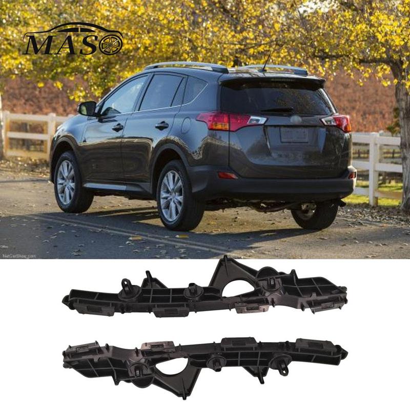 1 Pair Car Rear Bumper Holder Bracket Support for TOYOTA RAV4 2013 2014 2015 521560R030 521550R030
