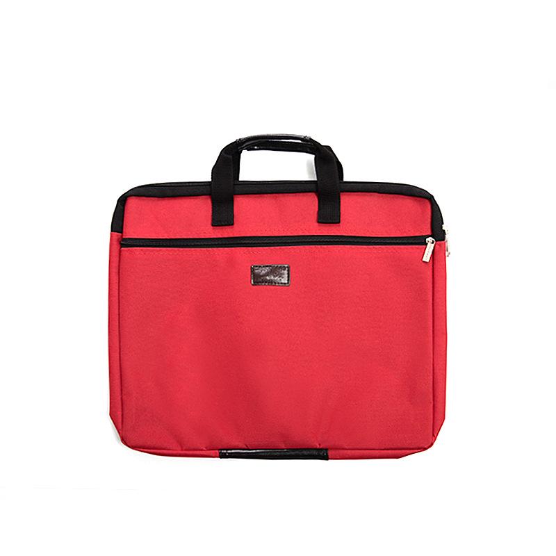 A4 Waterproof Double-Layer Canvas Conference and Document Bag with Logo Printing