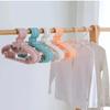 Portable Trouser Rack Hangers Household Stainless Steel Folding Pant Rack Tie Hanger Shelves Closet Convneince Organizer