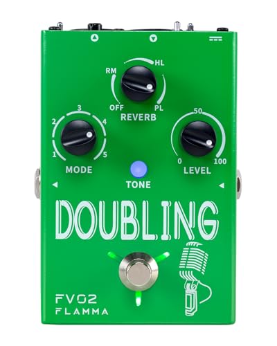 

FLAMMA FV02 Vocal Effects Processor with Reverb and Chorus Effects, Multiple Vocal Modes, and 48V Phantom Power