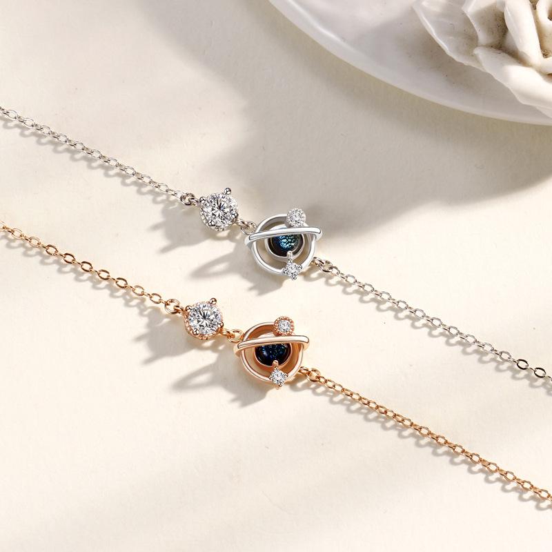 Dream Planet Bracelet Fashion Sweet Ins Niche Design Jewelry Korean Version Simple Glazed Bracelet