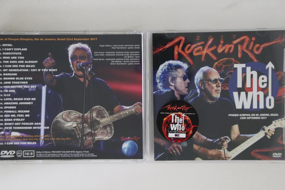 

DVD WHO - Rock In Rio 2017 NONE NOT ON LABEL Unknown Rock Used
