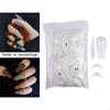 504 Pieces False Nail Extension Nails Portable Artificial for Salon Weddings Lady