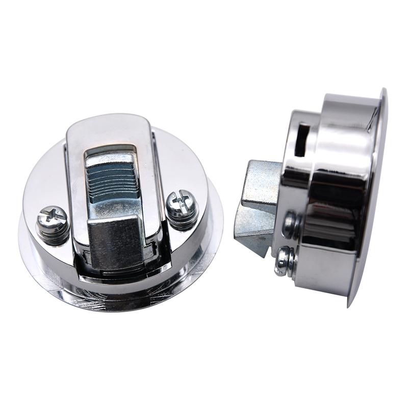 Non-locking Boat Hatch Latch Pull Stainless Steel Flush Boat marine Latche Round Fit For RV Yacht Camper Deck Hatch Door Cabinet