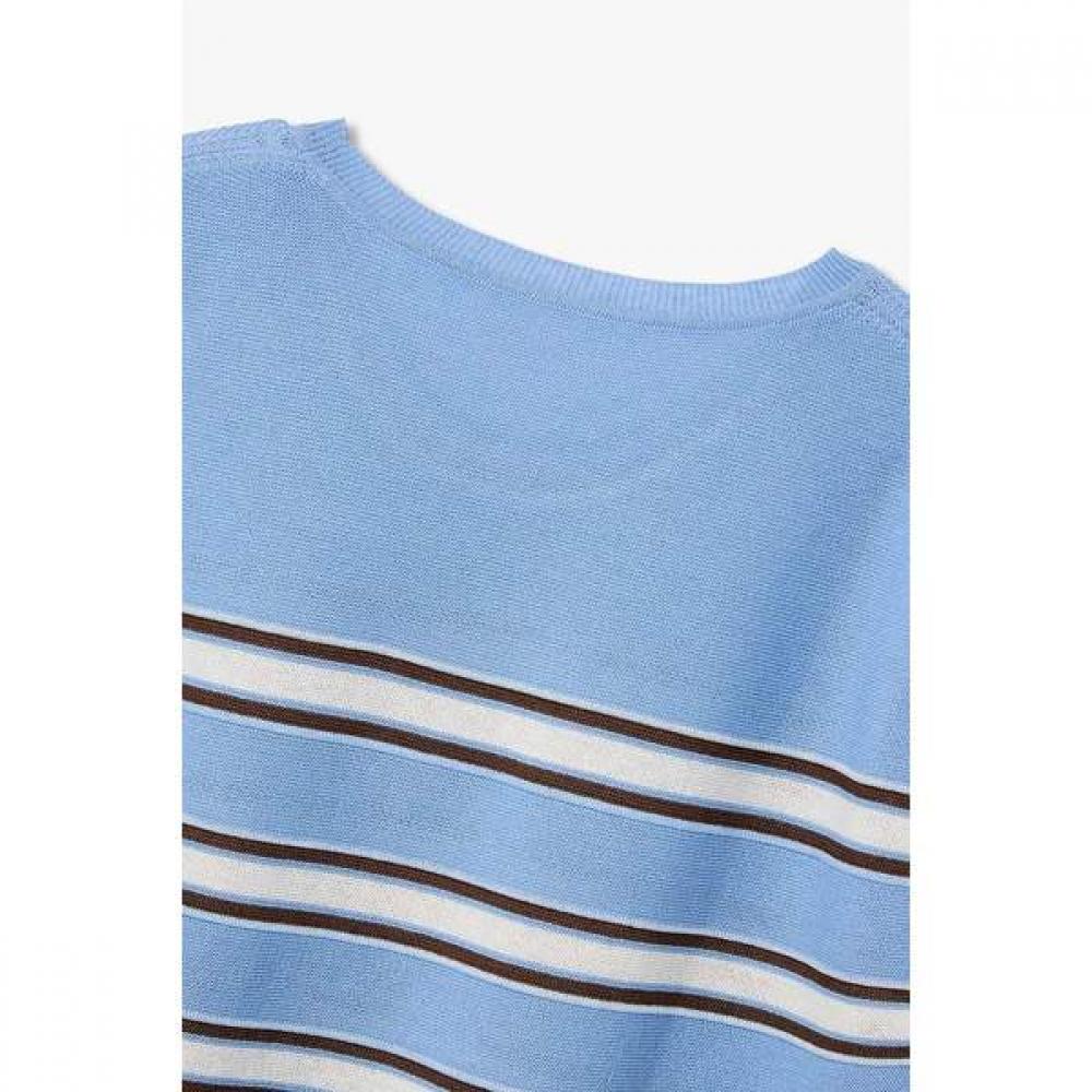 Vov Loose Fit Unbalanced Knit Pullover 7156250008