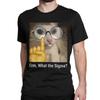 Erm What The Sigma T Shirt Men Women Pure Cotton Awesome TShirt Round Neck Funny Meme Cat Tees Short Sleeve Tops Classic