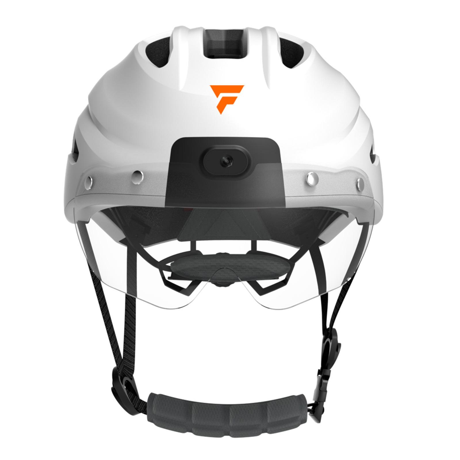 

4K Шлемы для велосипедистов с GPS, повторами трека, многофункциональные велосипедные шлемы, инновационные интеллектуальные шлемы в подарок A белый