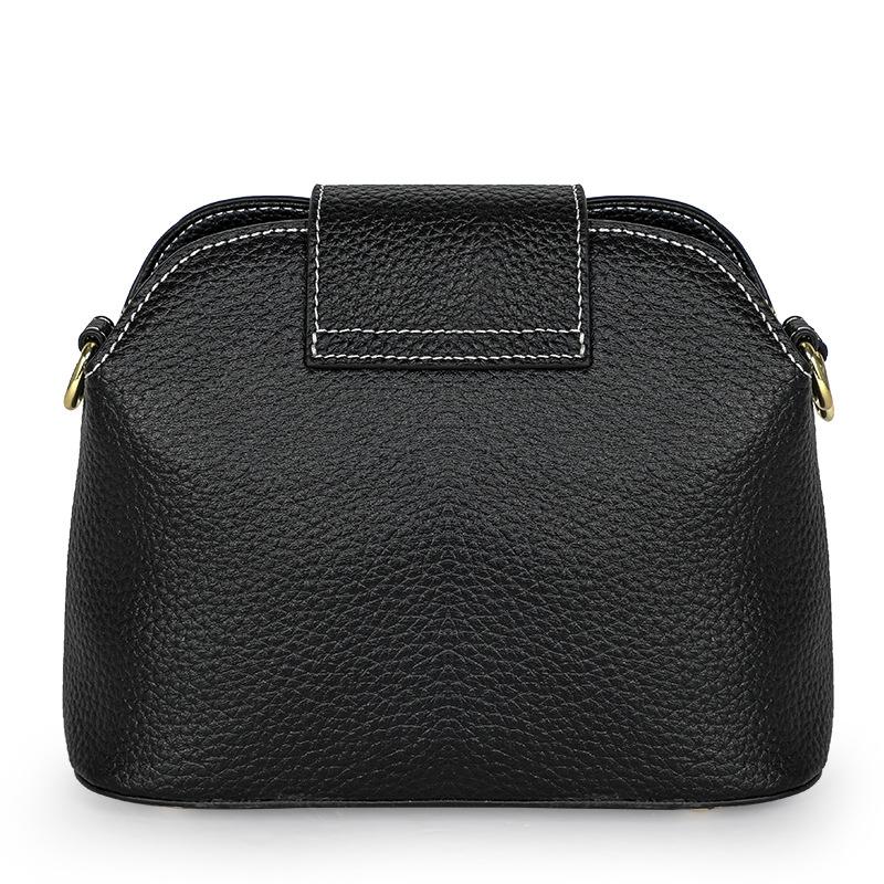 Fashionable Small Bag New Style of Internet Celebrity Shell Bag Genuine Leather Women's Crossbody Bag Fashionable and Versatile Shoulder Bag