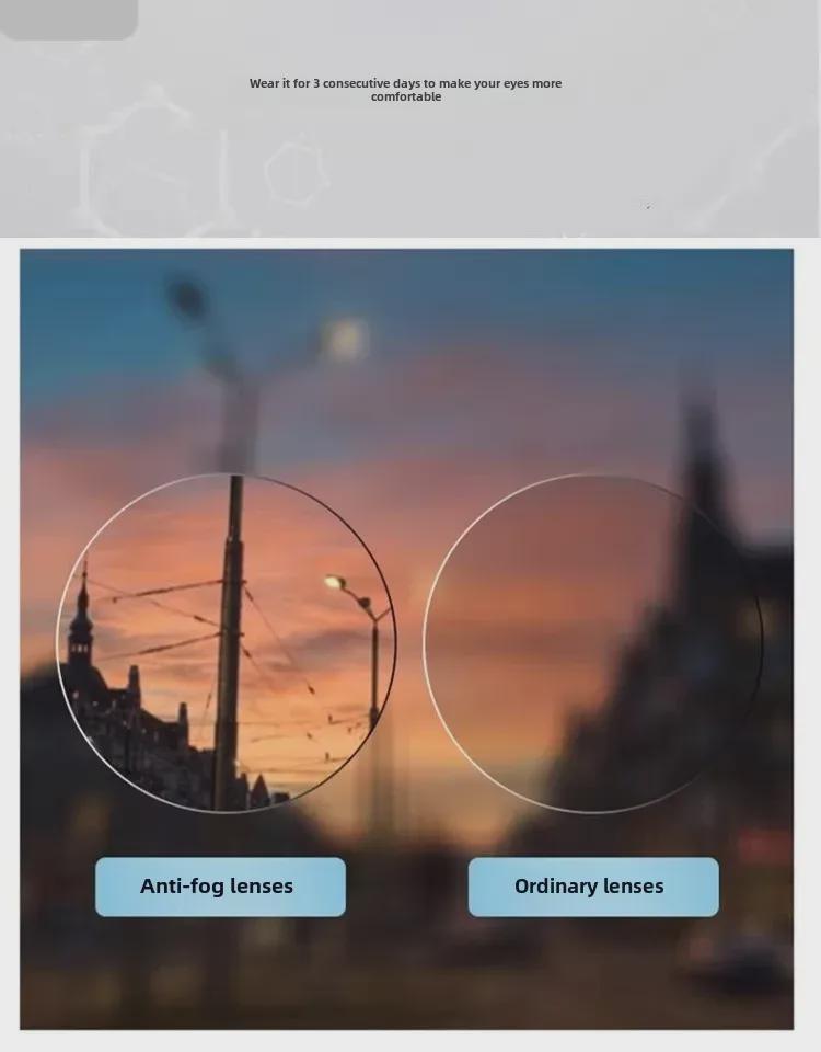 Anti-Blue Light & Anti-Radiation Surgery Glasses for Dry Eye & Myopia with Double Eyelid Support