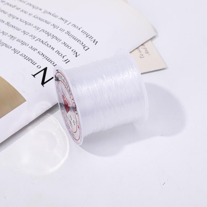 Kristallklar icke-elastisk pärlningstråd för DIY handgjorda hantverk