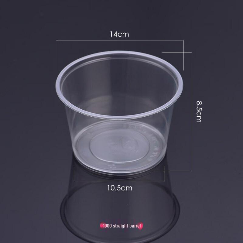 

BiaoXing Transparent Round Disposable Plastic Bowls with Lids