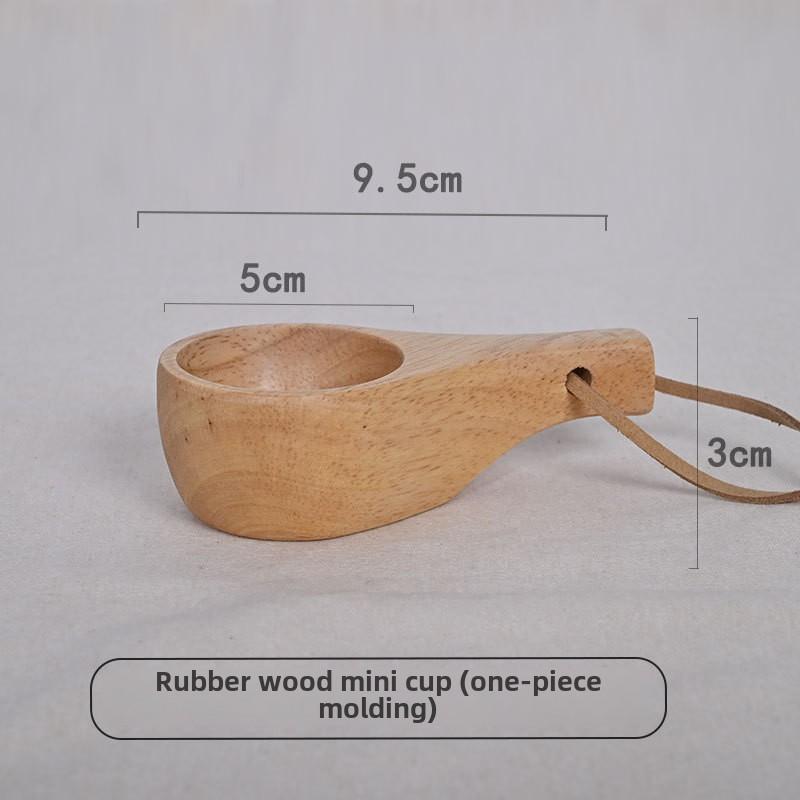 Creative Milk Cup Outdoor Wooden Cup Wooden Finnish Cup Portable Universal Cup