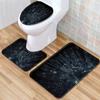 Star Bathroom Floor Mat Toilet Three-Piece Set