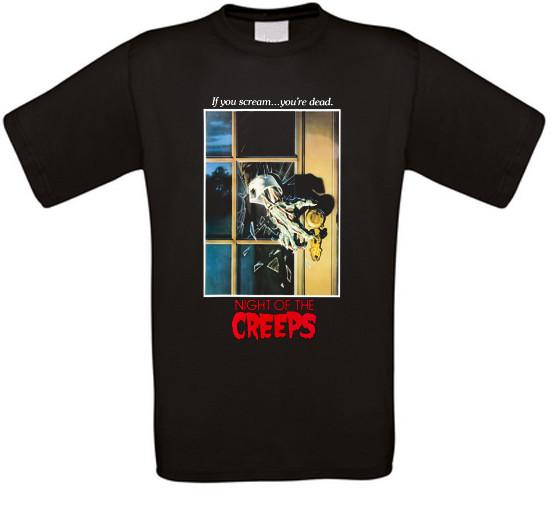 Night Of the Creeps Horror Cult Movie T-Shirt XL