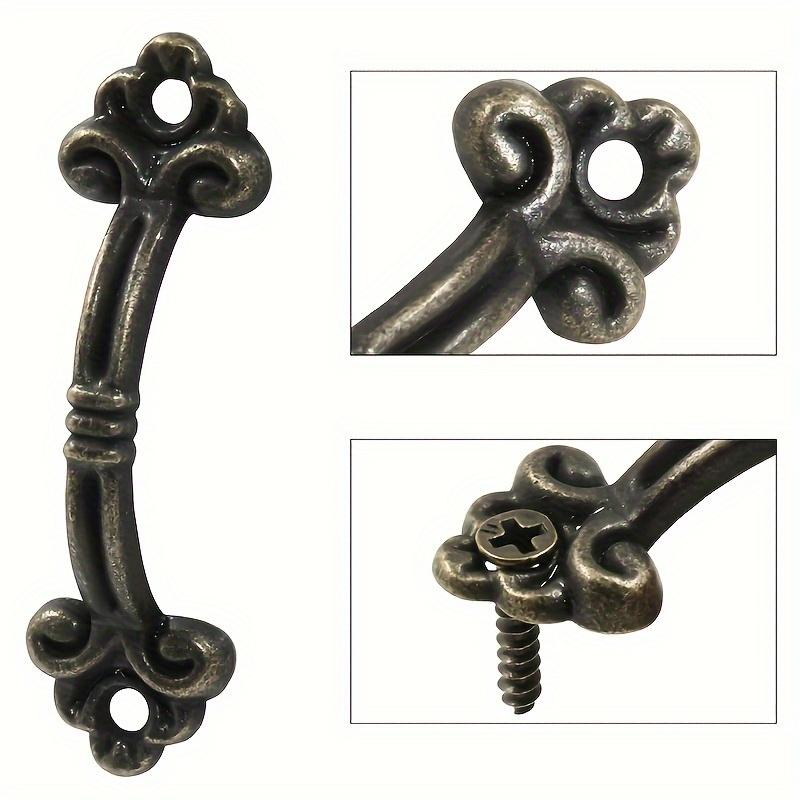 15/30 de bucăți Mini Ornamente Mânere Sertare din Zinc - Alamă Vechi - Perfect pentru Cutii de Bijuterii și Tragere Mici pentru Organizator de Mobilier