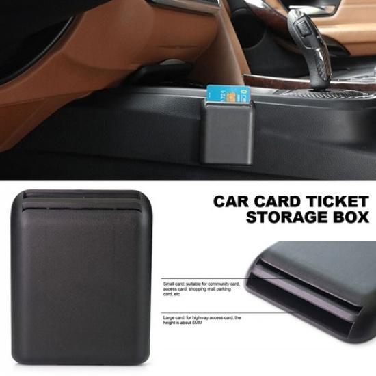 Car Interior Card Storage Box Car Card Slot Auto Seat Crevice Ticket Bracket