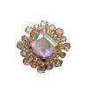 New Premium Statement Ring - Square  Colorful  Open-end Adjustable Ring