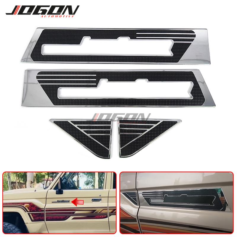 For Toyota Land Cruiser LC76 LC77 LC78 LC79 FJ70 FJ76 FJ79 Car Side Body Fender Anti Stickers Scratch Panel Car Accessory