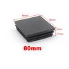 Square Plastic Black Blanking End Caps 13x13mm-120x120mm Inner Plug Cap Furniture Leg Tube Pipe Inserts Plugs Decorative Dust