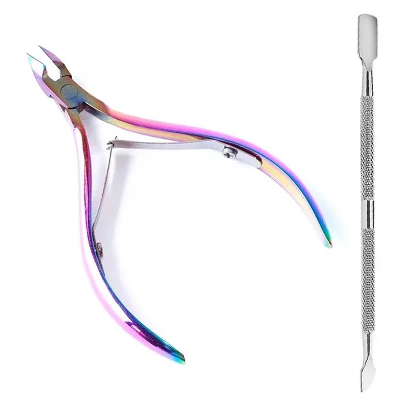 Professioneller Nagelhautschneider Nagelknipser Schere Schieber Nagelhautentferner Maniküre Pediküre Zange Nagel Nagelhaut Nachwachsen Werkzeug
