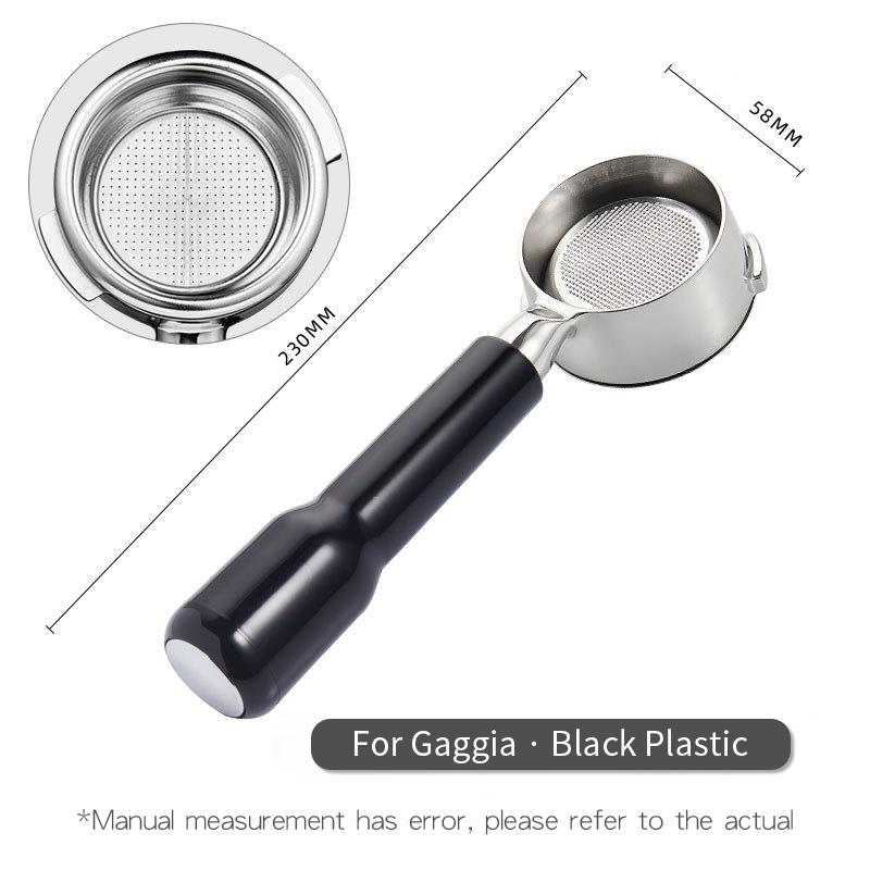58MM Coffee Bottomless Portafilter for GAGGIA Classic Pro Naked Filter Basket Barista Accessories Espresso Machine Tools Goods