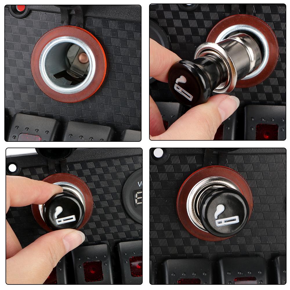 24V 12V Switch Panel 8 Buttons Car Light Toggle USB Chargers Power Adapter Caravan Accessories for Boat Van Truck Trailer Marine Battery Switches5