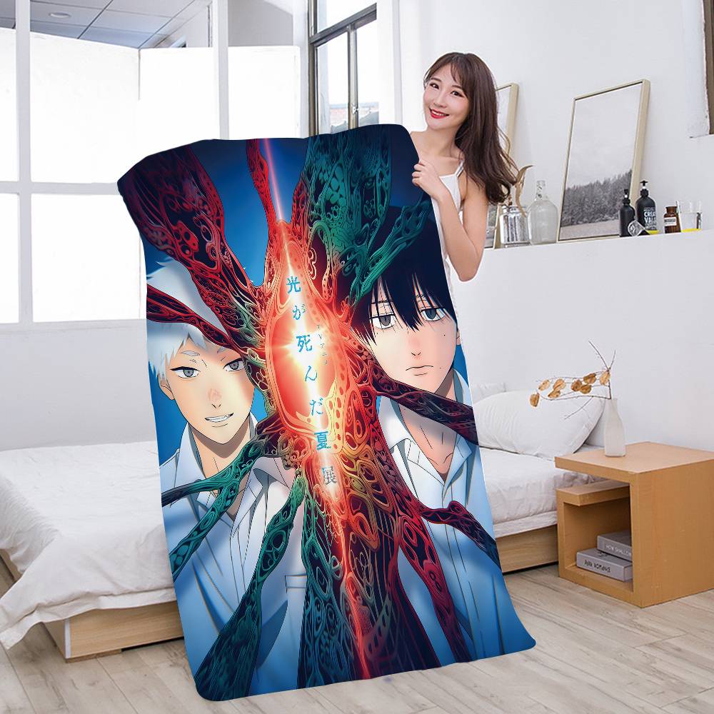 The Summer Hikaru Died Anime Anime Beach Swimming Towel Soft Absorbent Washcloth Children's Gifts for Kids Travel Camping Gym