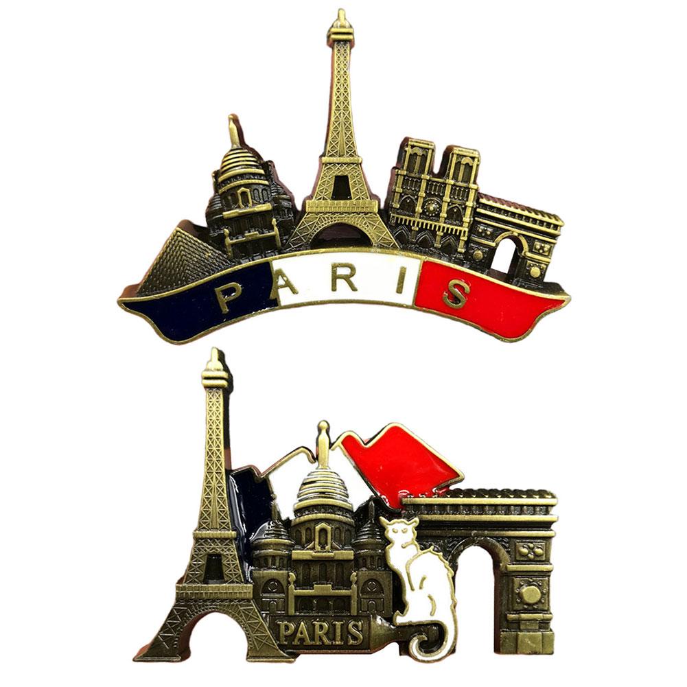 3D Eiffel Tower Paris France Refrigerator Magnets Collection Souvenir Fridge Magnets Home Decoration Accessories