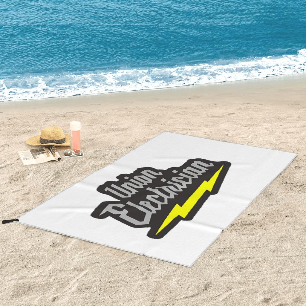 Union Electrician Beach Towel Soft Microfiber Quick Dry Absorbent Quick Towels For Bath