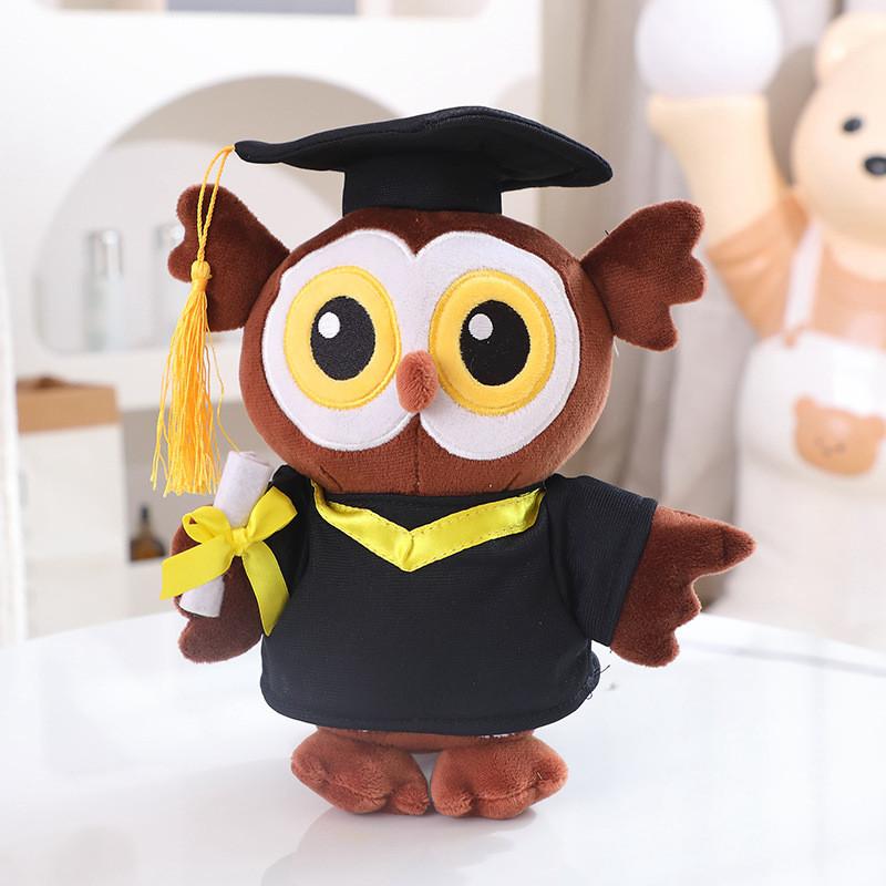 Capybara Graduation Plush Toy With Pp Cotton Filling For Commemorative Gift And Collectors Souvenir