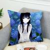 Anime S-Sankarea Pillow Case For Car Sofa Decorative Home Double-sided Print Plush Square Throw Pillow Cushion Cover