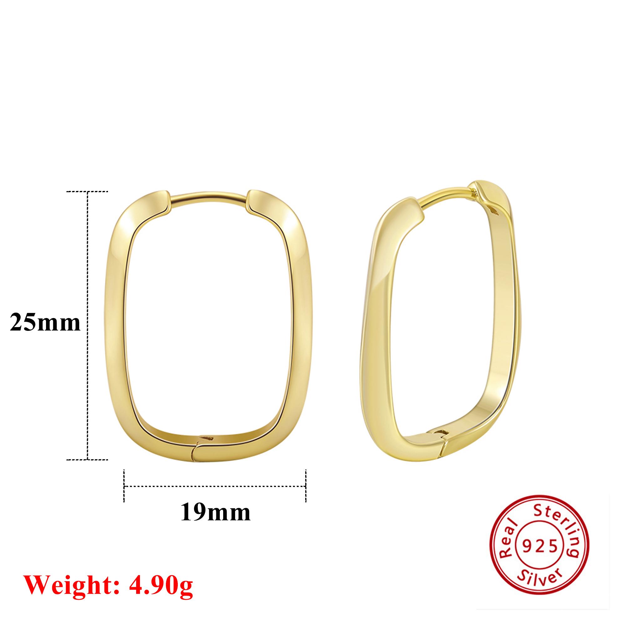 ORSA JEWELS Вневременные серьги-гвоздики из стерлингового серебра 925 пробы, Минималистичный стиль, Шикарные украшения для нее, Идеально для особых моментов GAE11