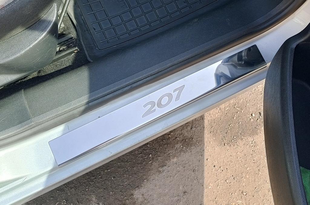 

Накладки на пороги Carmos (4шт, нерж.) для Peugeot 207