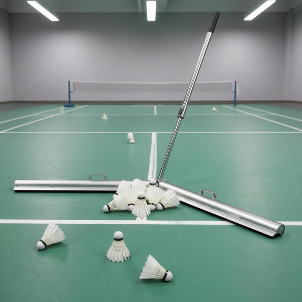 Badminton Shuttlecock Retriever Foldable for Training Sessions
