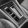 For VW Golf 8 GTI MK8 Car Interior Accessories Soft Carbon Fiber Decorative Stickers Gear Shift Panel Cover Trim