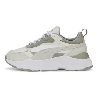 Cassia Mix White Flat Light Grey Women Sneakers 391959-02