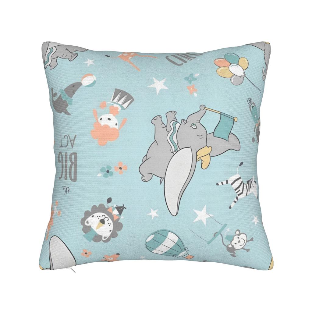 Dumbo Cartoon Throw Pillow Cover Polyester Throw Pillow Disney , Fashion Cushion Covers