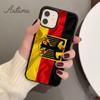 Germany Flag National Emblem Phone Case for iPhone 11 12 13 14 Pro Max Mini X XR XS SE 2020 6S 7 8 Plus Galaxy S21 S22 Shell