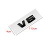 NEW ABS V6 V8 V12 logo Side rear trunk  emblem black silver logo sticker Decal Replacement for BMW