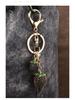 Strawberry Fruit Alloy Keychain: Cute Car Keyring & Bag Charm for Ladies