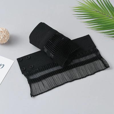 1 Paar Mädchen Fake Ärmel für Frauen Schwarz Weiß Pullover Spitze Blumenstickerei Plissierte Handgelenkwärmer Fake Manschette Damen Falsche Manschetten