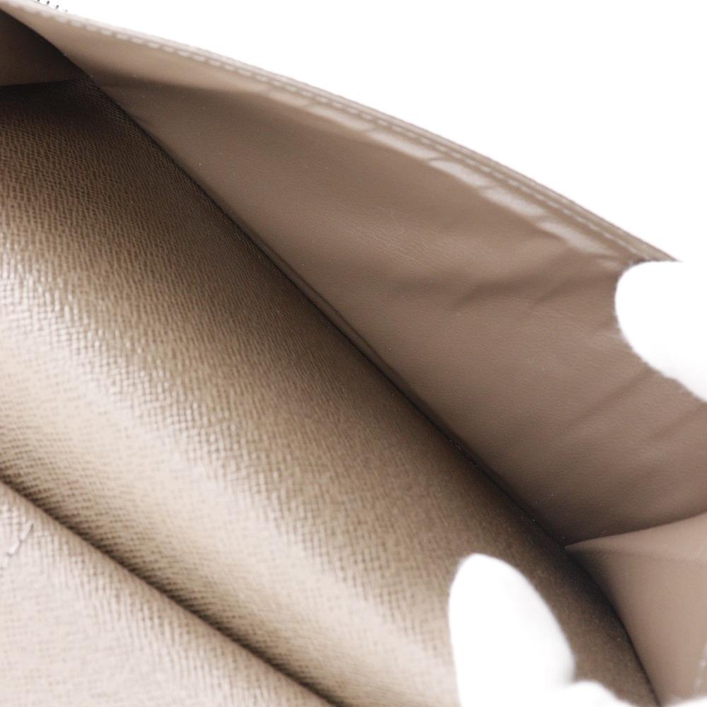 Louis Vuitton Zippy Wallet Purse M60967 Vertical Taupe Brown Epi Leather Unisex Used