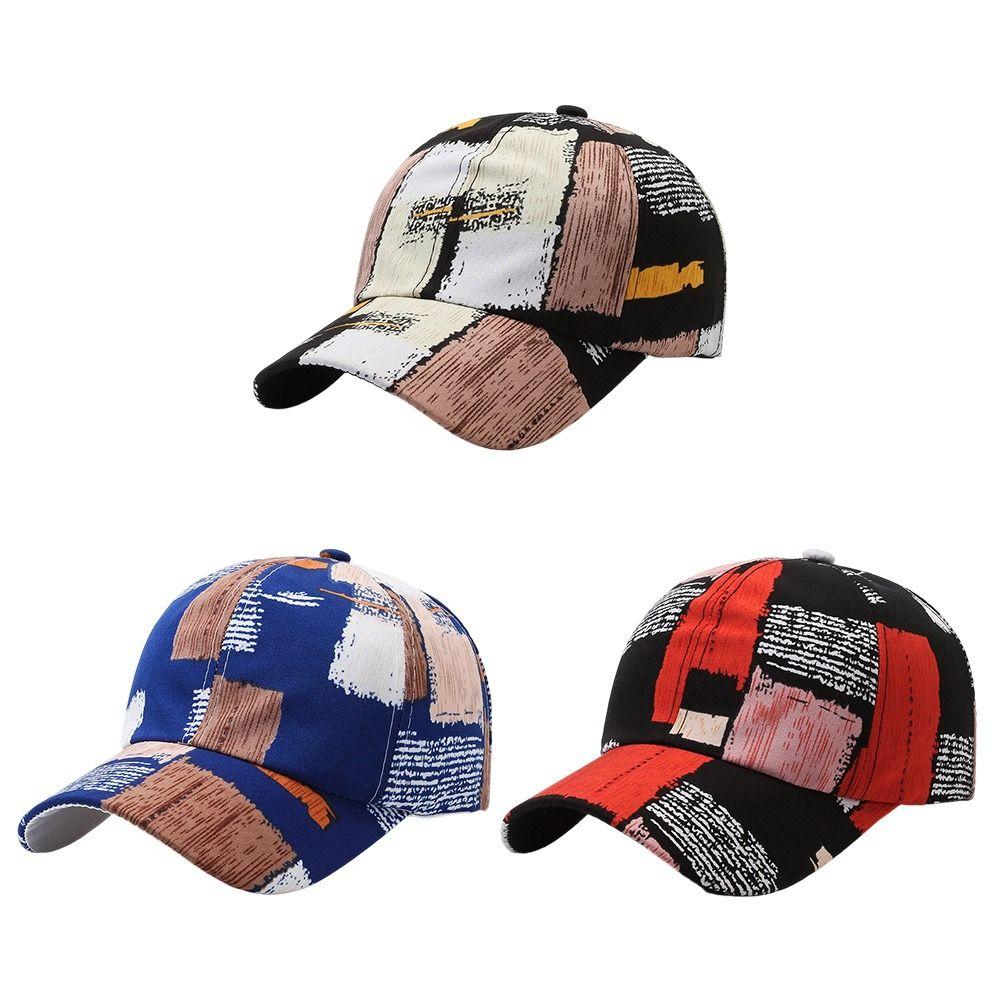 Versatile Sun Hat Graffiti Baseball Hats Casual Bonnet for Men Women
